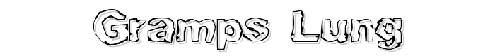 Gramps Lung font
